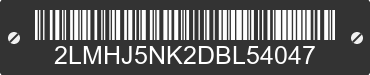 2013 LINCOLN MKT 2LMHJ5NK2DBL54047 VIN decoded