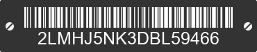 2013 LINCOLN MKT 2LMHJ5NK3DBL59466 VIN decoded