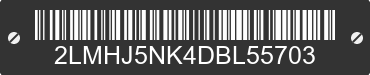 2013 LINCOLN MKT 2LMHJ5NK4DBL55703 VIN decoded