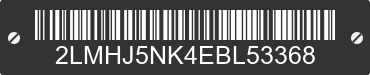 2014 LINCOLN MKT 2LMHJ5NK4EBL53368 VIN decoded
