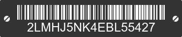 2014 LINCOLN MKT 2LMHJ5NK4EBL55427 VIN decoded