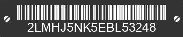 2014 LINCOLN MKT 2LMHJ5NK5EBL53248 VIN decoded