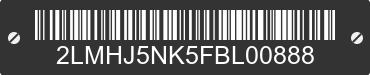 2015 LINCOLN MKT 2LMHJ5NK5FBL00888 VIN decoded