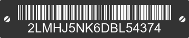 2013 LINCOLN MKT 2LMHJ5NK6DBL54374 VIN decoded