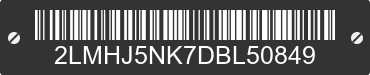 2013 LINCOLN MKT 2LMHJ5NK7DBL50849 VIN decoded