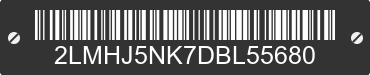 2013 LINCOLN MKT 2LMHJ5NK7DBL55680 VIN decoded