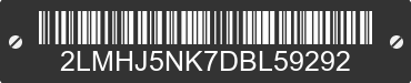 2013 LINCOLN MKT 2LMHJ5NK7DBL59292 VIN decoded