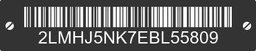 2014 LINCOLN MKT 2LMHJ5NK7EBL55809 VIN decoded