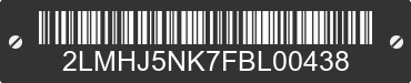 2015 LINCOLN MKT 2LMHJ5NK7FBL00438 VIN decoded