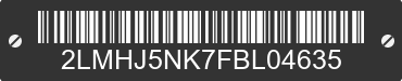 2015 LINCOLN MKT 2LMHJ5NK7FBL04635 VIN decoded