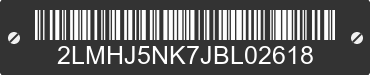 2018 LINCOLN MKT 2LMHJ5NK7JBL02618 VIN decoded