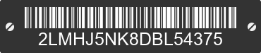 2013 LINCOLN MKT 2LMHJ5NK8DBL54375 VIN decoded