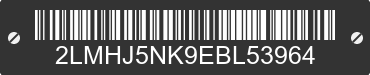 2014 LINCOLN MKT 2LMHJ5NK9EBL53964 VIN decoded