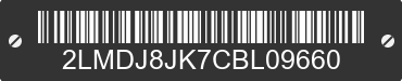 2012 LINCOLN MKX 2LMDJ8JK7CBL09660 VIN decoded