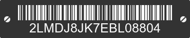 2014 LINCOLN MKX 2LMDJ8JK7EBL08804 VIN decoded