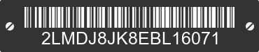 2014 LINCOLN MKX 2LMDJ8JK8EBL16071 VIN decoded