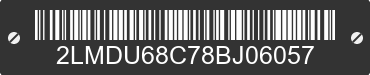 2008 LINCOLN MKX 2LMDU68C78BJ06057 VIN decoded