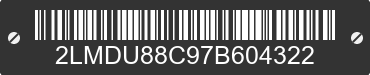 2007 LINCOLN MKX 2LMDU88C97B604322 VIN decoded