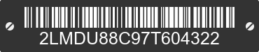 2007 LINCOLN MKX 2LMDU88C97T604322 VIN decoded