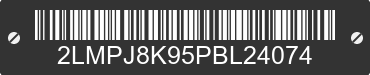 2023 LINCOLN Nautilus 2LMPJ8K95PBL24074 VIN decoded