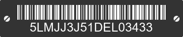 2013 LINCOLN Navigator 5LMJJ3J51DEL03433 VIN decoded