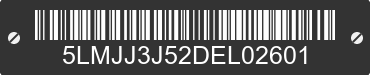 2013 LINCOLN Navigator 5LMJJ3J52DEL02601 VIN decoded