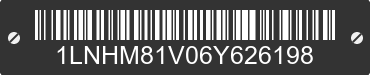 2006 LINCOLN Town Car 1LNHM81V06Y626198 VIN decoded