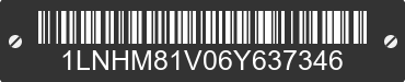 2006 LINCOLN Town Car 1LNHM81V06Y637346 VIN decoded