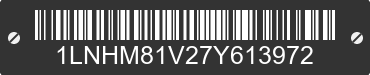 2007 LINCOLN Town Car 1LNHM81V27Y613972 VIN decoded