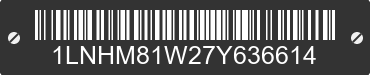 2007 LINCOLN Town Car 1LNHM81W27Y636614 VIN decoded