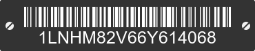 2006 LINCOLN Town Car 1LNHM82V66Y614068 VIN decoded