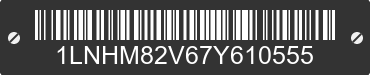 2007 LINCOLN Town Car 1LNHM82V67Y610555 VIN decoded