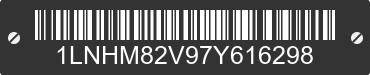 2007 LINCOLN Town Car 1LNHM82V97Y616298 VIN decoded