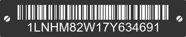 2007 LINCOLN Town Car 1LNHM82W17Y634691 VIN decoded