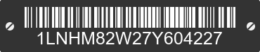 2007 LINCOLN Town Car 1LNHM82W27Y604227 VIN decoded