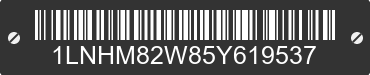 2005 LINCOLN Town Car 1LNHM82W85Y619537 VIN decoded
