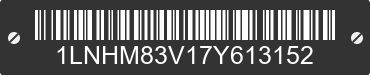2007 LINCOLN Town Car 1LNHM83V17Y613152 VIN decoded