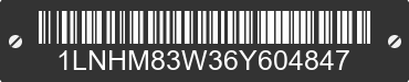 2006 LINCOLN Town Car 1LNHM83W36Y604847 VIN decoded