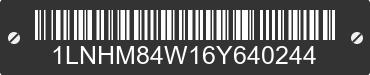2006 LINCOLN Town Car 1LNHM84W16Y640244 VIN decoded