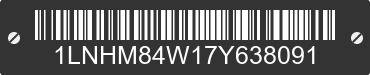 2007 LINCOLN Town Car 1LNHM84W17Y638091 VIN decoded