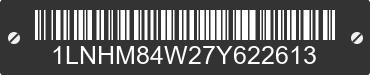 2007 LINCOLN Town Car 1LNHM84W27Y622613 VIN decoded