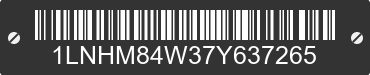 2007 LINCOLN Town Car 1LNHM84W37Y637265 VIN decoded
