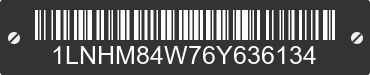 2006 LINCOLN Town Car 1LNHM84W76Y636134 VIN decoded