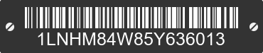 2005 LINCOLN Town Car 1LNHM84W85Y636013 VIN decoded