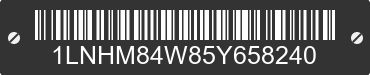 2005 LINCOLN Town Car 1LNHM84W85Y658240 VIN decoded