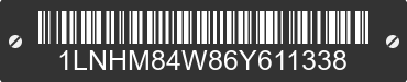 2006 LINCOLN Town Car 1LNHM84W86Y611338 VIN decoded