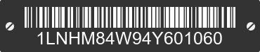 2004 LINCOLN Town Car 1LNHM84W94Y601060 VIN decoded