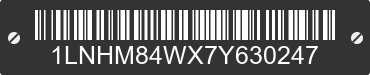 2007 LINCOLN Town Car 1LNHM84WX7Y630247 VIN decoded