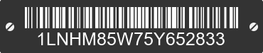2005 LINCOLN Town Car 1LNHM85W75Y652833 VIN decoded