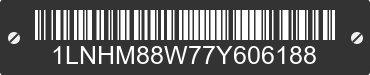2007 LINCOLN Town Car 1LNHM88W77Y606188 VIN decoded